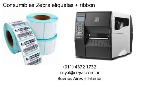 Consumibles Zebra etiquetas   ribbon