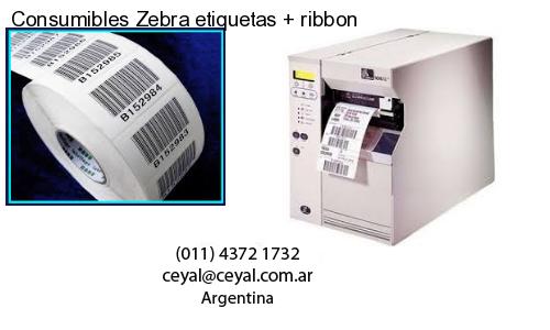 Consumibles Zebra etiquetas   ribbon