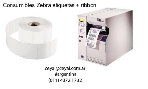 Consumibles Zebra etiquetas   ribbon