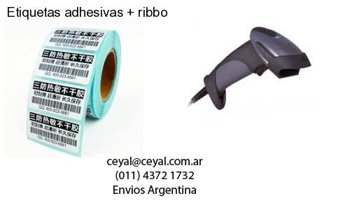 Etiquetas adhesivas   ribbo