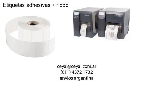 Etiquetas adhesivas   ribbo