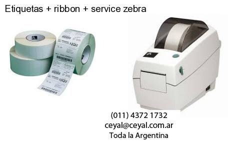 Etiquetas   ribbon   service zebra