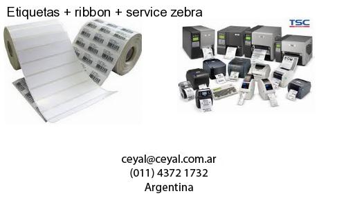 Etiquetas   ribbon   service zebra