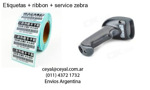 Etiquetas   ribbon   service zebra