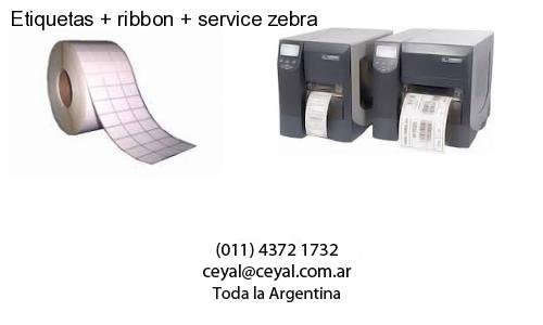 Etiquetas   ribbon   service zebra