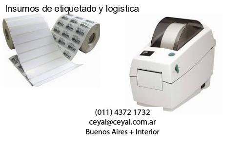 Insumos de etiquetado y logistica