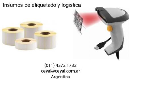 Insumos de etiquetado y logistica