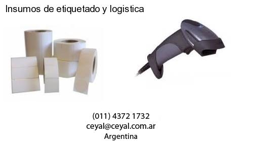 Insumos de etiquetado y logistica