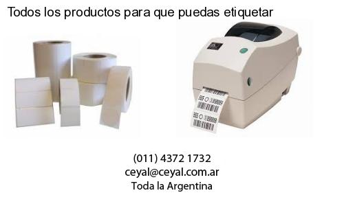 Todos los productos para que puedas etiquetar
