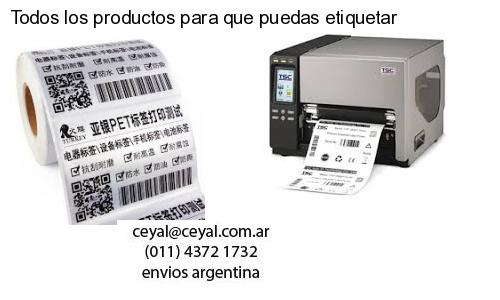 Todos los productos para que puedas etiquetar