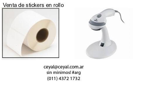 Venta de stickers en rollo