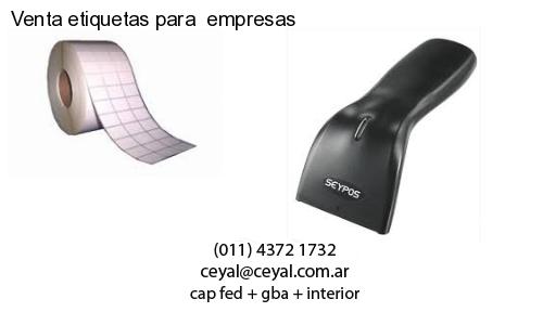 Venta etiquetas para  empresas
