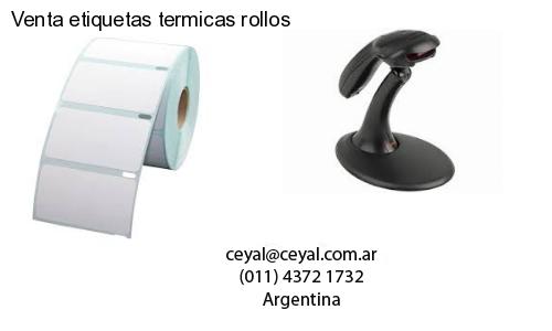 Venta etiquetas termicas rollos