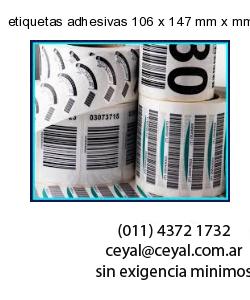 etiquetas adhesivas 106 x 147 mm x mm