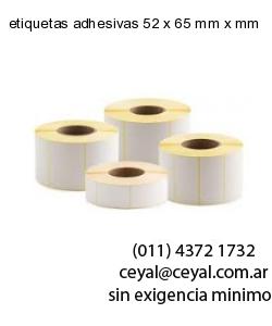 etiquetas adhesivas 52 x 65 mm x mm