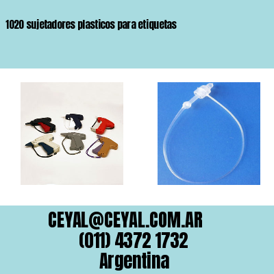 1020 sujetadores plasticos para etiquetas