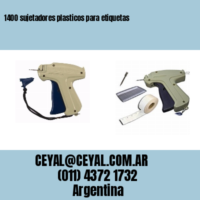 1400 sujetadores plasticos para etiquetas