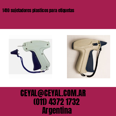 1410 sujetadores plasticos para etiquetas