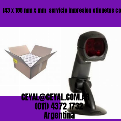 143 x 188 mm x mm  servicio impresion etiquetas correlativas