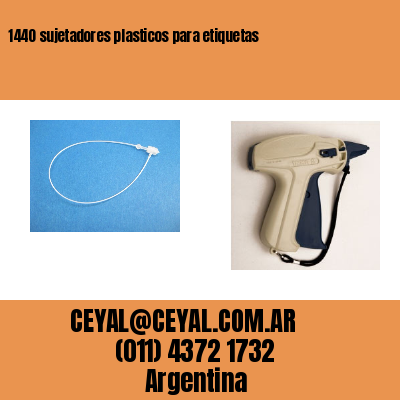 1440 sujetadores plasticos para etiquetas