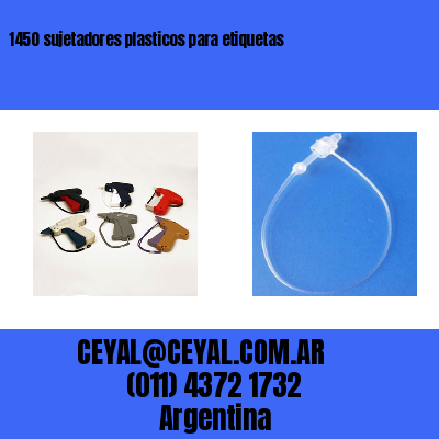 1450 sujetadores plasticos para etiquetas