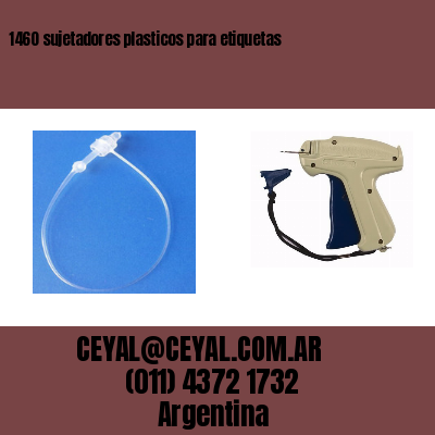 1460 sujetadores plasticos para etiquetas