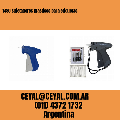 1480 sujetadores plasticos para etiquetas