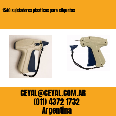 1540 sujetadores plasticos para etiquetas