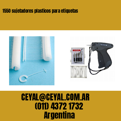 1550 sujetadores plasticos para etiquetas