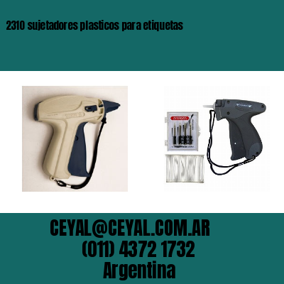 2310 sujetadores plasticos para etiquetas