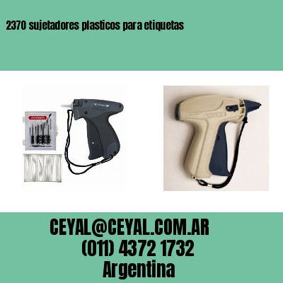 2370 sujetadores plasticos para etiquetas