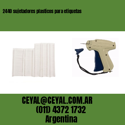 2440 sujetadores plasticos para etiquetas