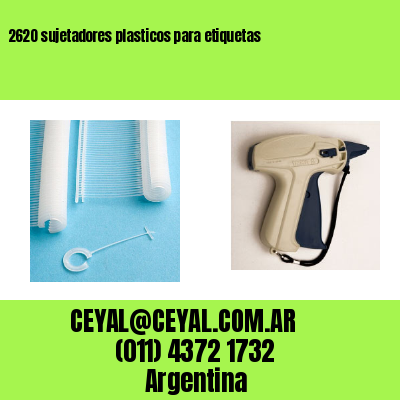 2620 sujetadores plasticos para etiquetas