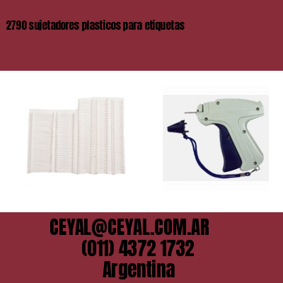 2790 sujetadores plasticos para etiquetas