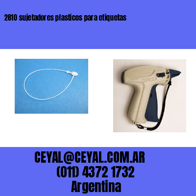 2810 sujetadores plasticos para etiquetas