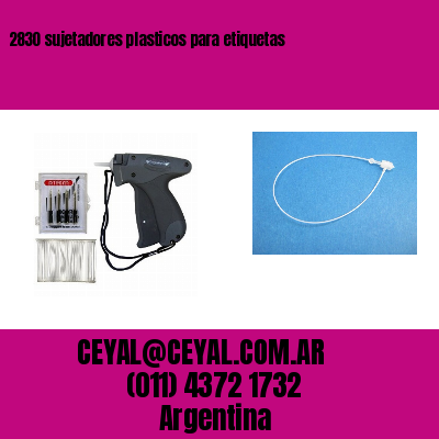 2830 sujetadores plasticos para etiquetas