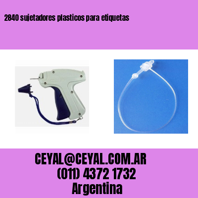 2840 sujetadores plasticos para etiquetas