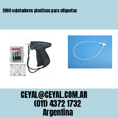 2900 sujetadores plasticos para etiquetas