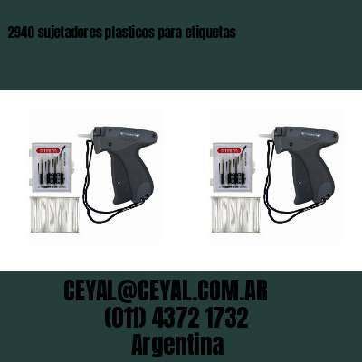 2940 sujetadores plasticos para etiquetas