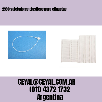 2990 sujetadores plasticos para etiquetas