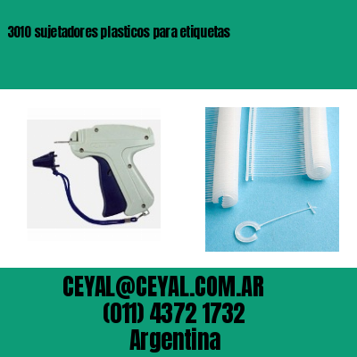 3010 sujetadores plasticos para etiquetas