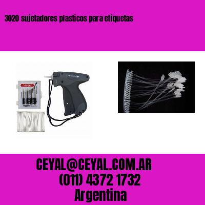 3020 sujetadores plasticos para etiquetas