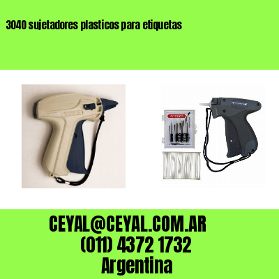 3040 sujetadores plasticos para etiquetas