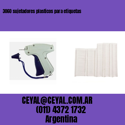 3060 sujetadores plasticos para etiquetas