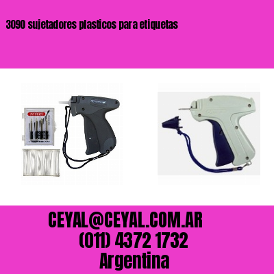 3090 sujetadores plasticos para etiquetas