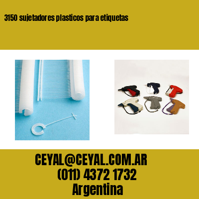 3150 sujetadores plasticos para etiquetas