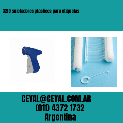 3210 sujetadores plasticos para etiquetas