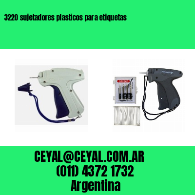 3220 sujetadores plasticos para etiquetas