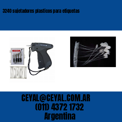 3240 sujetadores plasticos para etiquetas