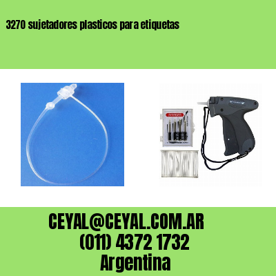 3270 sujetadores plasticos para etiquetas